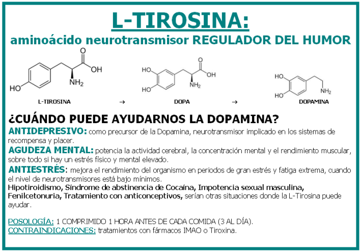 Neurotransmisores: L-Tirosina, garantía de optimismo.